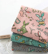 韓國半碼快樂兔圖案布料